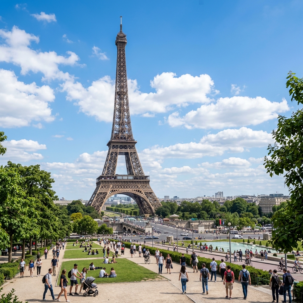 Study in France - Eiffel Tower and Paris lifestyle